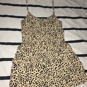 Leopard print Romper